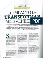 El impacto de transformar Miss Venezuela