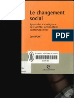 Bajoit - Le Changement Social | PDF