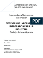 Sistemas de Información Integrados para La Industria