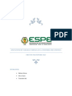 Aplicacione de Variable Compleja en La Ingenieria Mecatronica