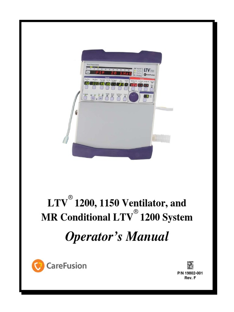 001 F LTV 1200 and 1150 Ops Manual | Pulmonology | Battery (Electricity)