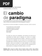 El Cambio de Paradigma- Propuesta Expositiva-Juan C Flores (2008)