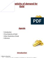 Price Elasticity of Gold