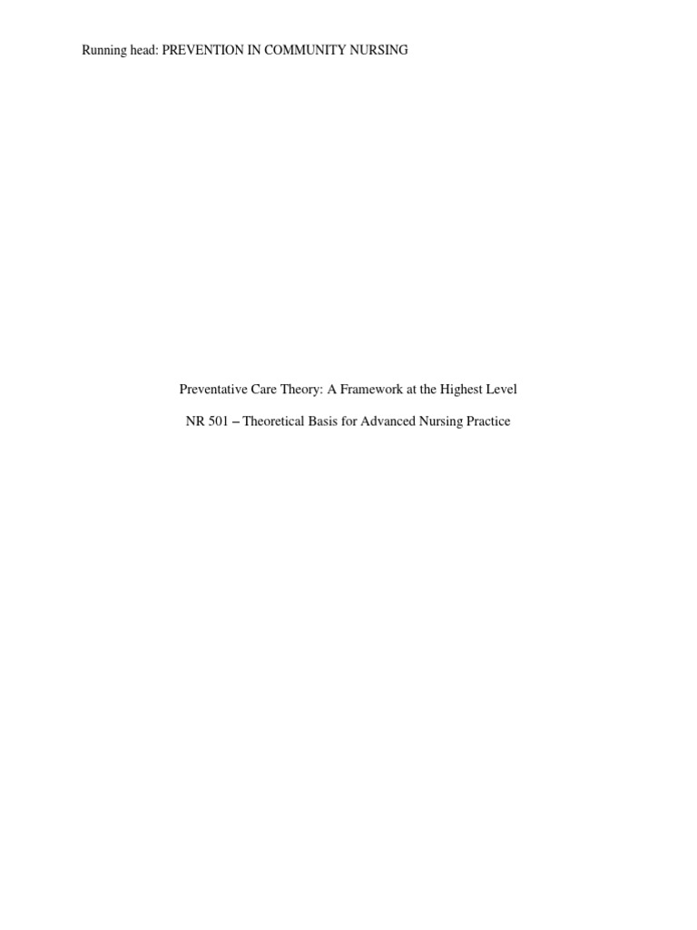 Milio's Prevention Framework in Nursing | PDF | Nursing | Preventive ...