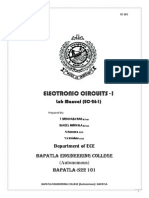 EC 261 EC-1 Lab Manual