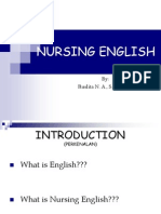 Nursing English: By: Ruslita N. A., S. Kep. Ns