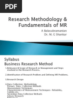 Unit-1 - Research Methodology & Fundamentals of MR