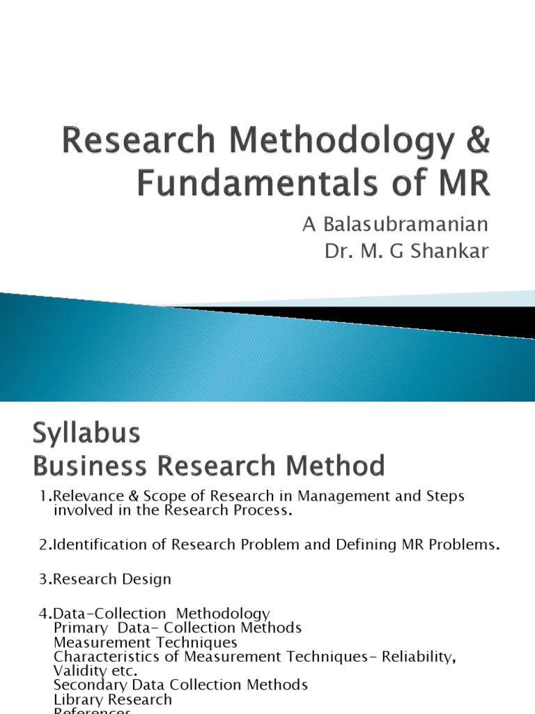 Unit-1 - Research Methodology & Fundamentals of MR | PDF | Hypothesis ...