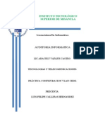 Configuración VLAN y router