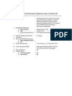 Halaman Pengesahan Proposal KKN Alternatif