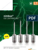 CPT Cirprotec l1 Lightning Rod Ese Nimbus Nfc17102 2011