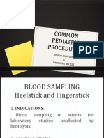 Blood Sampling - Heelstick and Fingerstick
