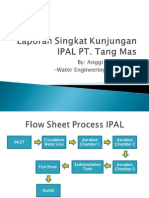 Laporan Singkat IPAL PT. Tang Mas