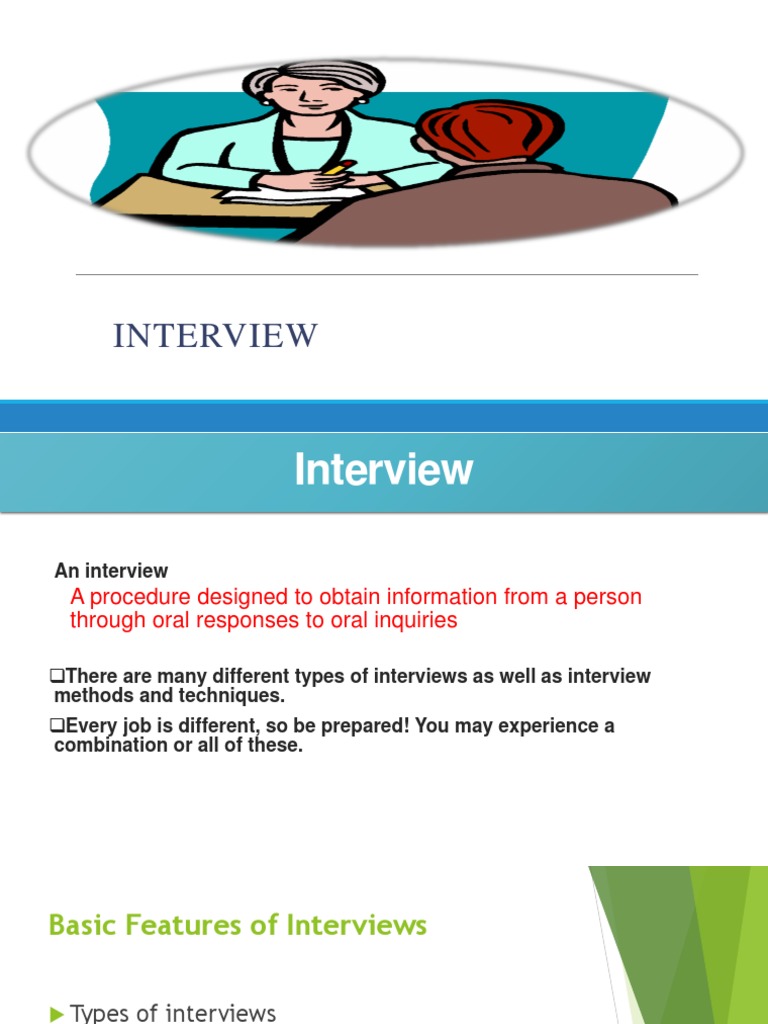 Management - Interview Skills Lecture Notes | PDF | Interview ...