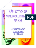 Application of Numerical Distance Relay