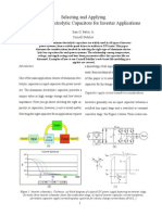 Selecting and Applying Aluminum Electrolytic Capacitors For Inverter Applications