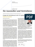Newsletter für Aussiedler, Vertriebene und deutsche Minderheiten, Dezember 2014