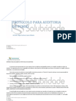 Protocolo para Auditoria de Pcmso - Salubridade