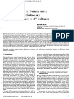 1989 - Buss - Sex Differences in Human Mate Preferences Evolutionary Hypotheses Tested in 37 Cultures