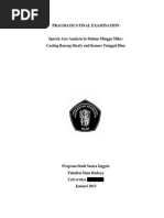 Download Speech Act Analysis in Malam Minggu Miko by avta99 SN252042997 doc pdf