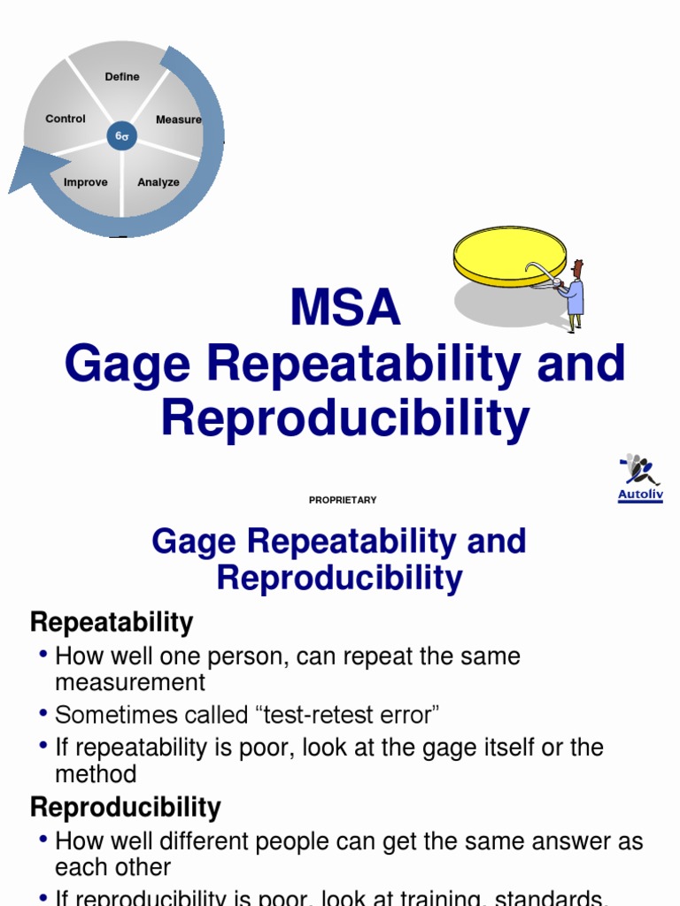 Gage R&R Engineering Tolerance Standard Deviation