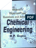 Gupta Chemical Engineering Mcqs