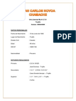 CV - Juan Carlos Novoa PDF