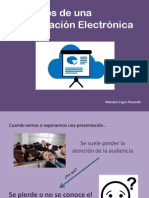 Objetivos de Una Presentación Electrónica