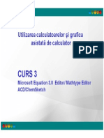 Curs 3 S1 2013-2014 Software de Aplicatii - Formule Matematice Si Chimice