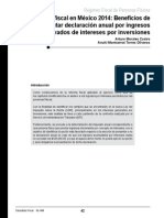 608_Reforma Fiscal en México 2014 Beneficios de Presentar Declaración