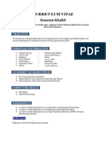 Curriculum Vitae: Kamran Khalid