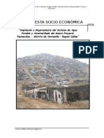 Encuesta Socioeconomica - Pachacutec