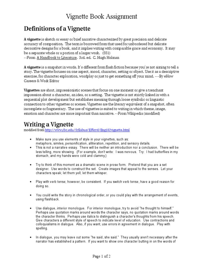 assignment use Essays Narrative