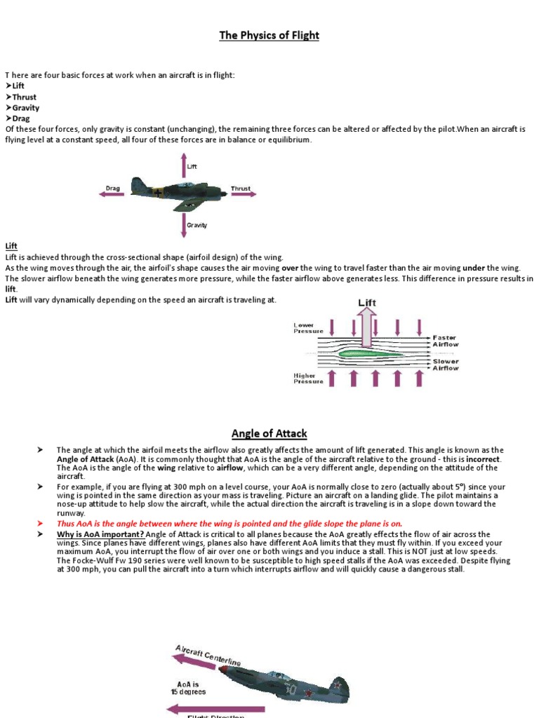 Understanding Aircraft Flight Forces | PDF | Flight Control Surfaces ...