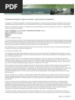 procedimento disciplinar