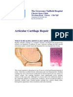 CKC Articular Cartilage Repair Info PDF