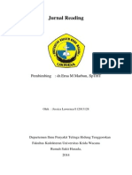 Jurnal Reading: Pembimbing: DR - Erna M Marbun, SPTHT