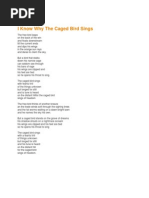 Download I Know Why the Caged Bird Sings by AJ Marie Zepeda SN252095844 doc pdf