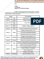 Memo 201521 - Ateneo COMELEC Calendar For SY 14-15, 2nd Semester