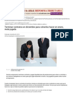 Contrato Laboral Terminar Contratos en Diciembre