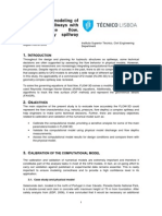 3D Numerical Modeling of Flow Along Spillways With Free Surface Flow. Complementary Spillway of Salamonde