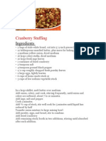 Cranberry Stuffing