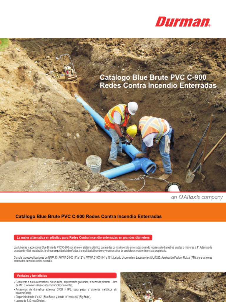 Cat Blue Brute C900 Pipe (Fluid Conveyance) Building Engineering