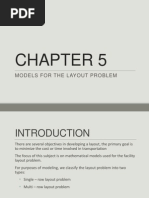 Facilities and Design CHAPTER 5