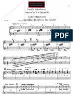 Saens Carnival Sheet Music