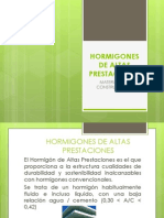 Hormigones de Altas Prestaciones