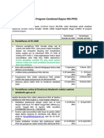 Langkah Menempuh Program Combined Degree MS 1