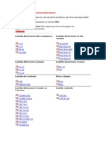 Catalogo de Ladrillos Refractarios Erecos