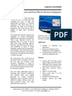 Surge Voltage Arrestor and Noise Filter For Electronic Equipments