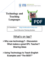 Technology and Teaching Languages: D. Deubelbeiss Seoul Education Training Institute